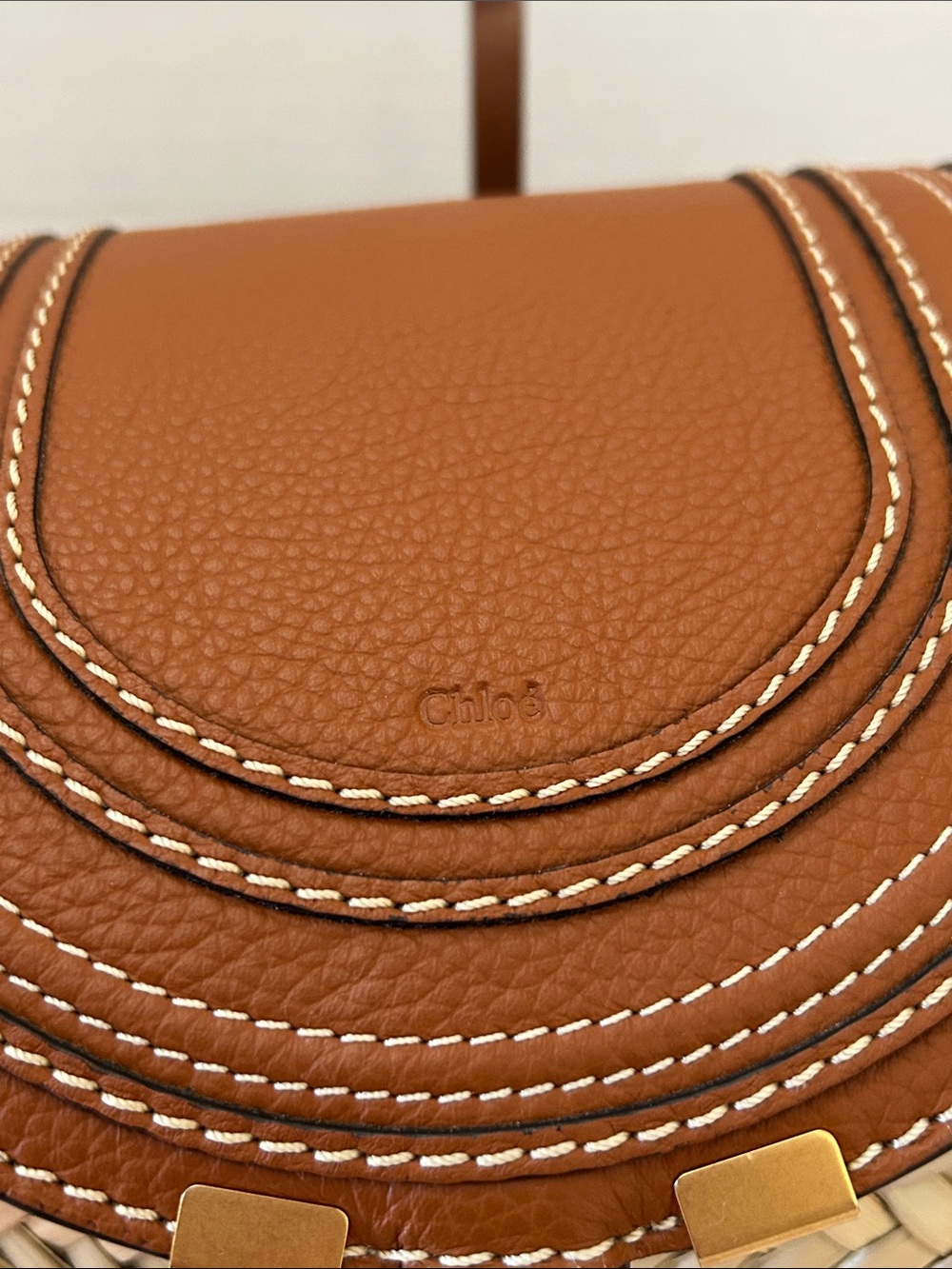 New Chloe Raffia Marcie Bag-PRICE IS FIRM - Picture 8 of 14